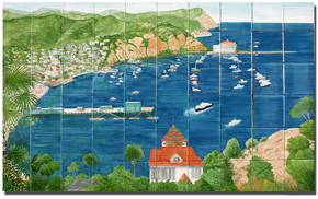 Catalina-Island-Tile-Mural